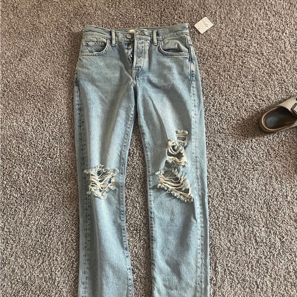 NWT free people Bren Boyfriend jeans - Picture 3 of 4